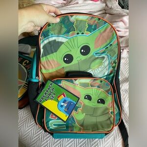 Brand new Star Wars backpack and lunchbox set